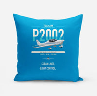 Thumbnail for Tecnam P2002 Sierra MkII design on turquoise pillow