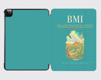 Thumbnail for Central Illinois Regional Airport (BMI) design on turquoise ipad tablet case