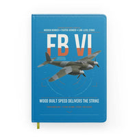 Thumbnail for de Havilland Mosquito FB VI design on turquoise notebook