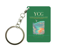 Thumbnail for Castlegar–West Kootenay Regional Airport (YCG) design on green key chain