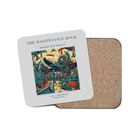 Thumbnail for The Maintenance Dock - Designed Coasters design on light gray 1-piece