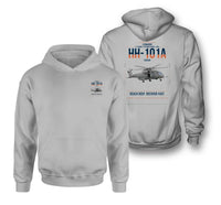 Thumbnail for Leonardo HH-101A Caesar design on light gray double-side hoodie, double-side print