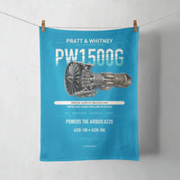 Thumbnail for PW1500G design on turquoise towel