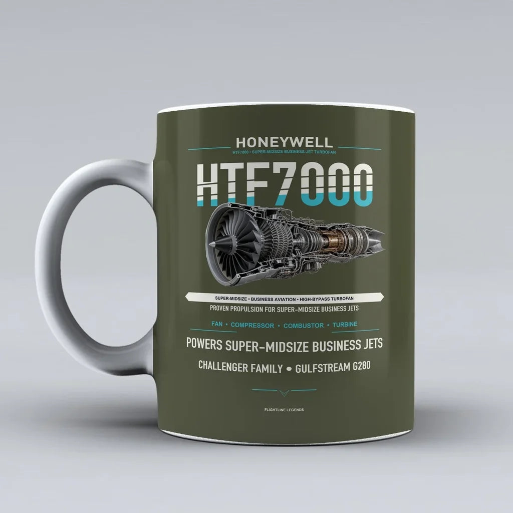 Mug design on green army htf7000