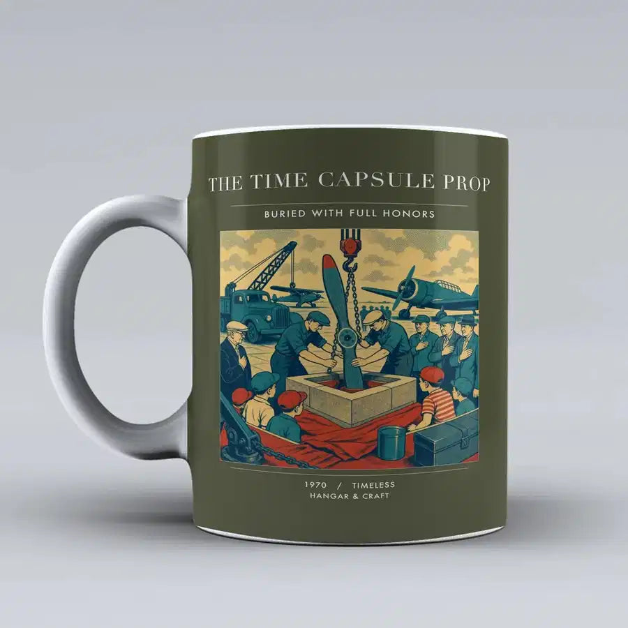 VINTAGE G4428 - The Time Capsule Prop - Ceramic Mug design on greenarmy