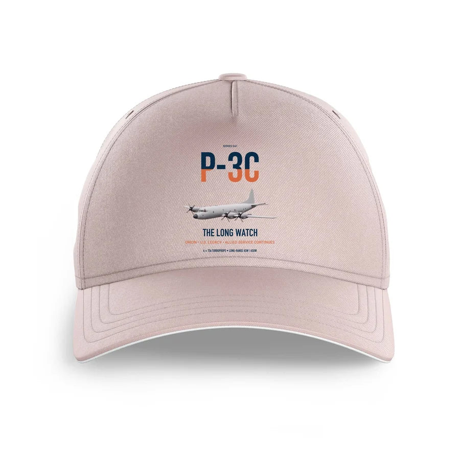 P-3C Orion design on pink printed hat