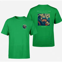 Thumbnail for VINTAGE G4294 - The Solo Atlantic Night - Double-Side T-Shirt design on green double side t shirt