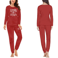 Thumbnail for Still Playing With Airplanes women pajamas - Red