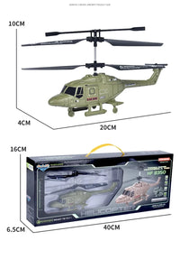 Thumbnail for 2.5CH Army Green-Style RC Drone/Helicopter (USB Rechargeable, LED) - view 15