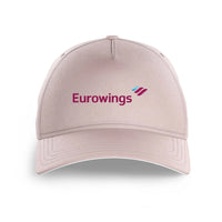 Thumbnail for Eurowings Airlines logo printed on pink cap