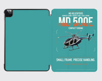 Thumbnail for MD Helicopters MD 500E design on turquoise ipad tablet case