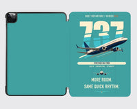 Thumbnail for Boeing 737 MAX 9 design on turquoise ipad tablet case