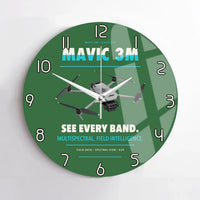 Thumbnail for DJI Mavic 3 Multispectral design on green no frame wall clock