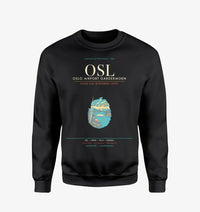 Thumbnail for Oslo Airport Gardermoen OSL Sweatshirt - Black