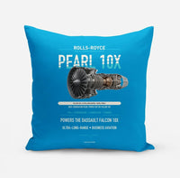 Thumbnail for PEARL 10X design on turquoise pillow