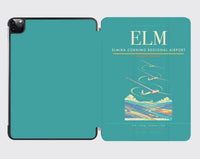 Thumbnail for Elmira Corning Regional Airport (ELM) design on turquoise ipad tablet case