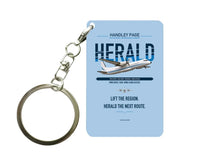 Thumbnail for Handley Page HPR.7 Dart Herald Key Chain design on light blue key chain