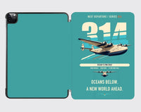 Thumbnail for Boeing 314 Clipper design on turquoise ipad tablet case