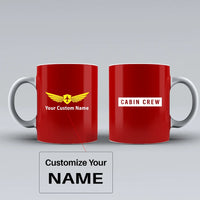 Thumbnail for Customisable Cabin Crew Text Mug - view 9