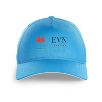 Thumbnail for Zvartnots International Airport EVN — Yerevan (EVN) design on light blue printed hat