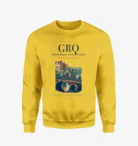 Thumbnail for Groningen Airport Eelde (GRQ) design on yellow sweatshirt