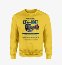 Thumbnail for CF6-80E1 design on yellow sweatshirt