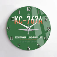 Thumbnail for Boeing KC-767A design on green no frame wall clock