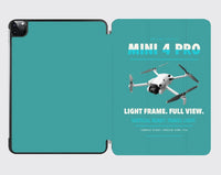 Thumbnail for DJI Mini 4 Pro design on turquoise ipad tablet case