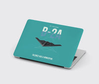 Thumbnail for B-2A Spirit design on turquoise MacBook case
