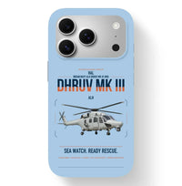Thumbnail for HAL ALH Dhruv Mk III design on light blue magsafe iphone case, for iPhone 17 Pro
