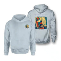 Thumbnail for VINTAGE G4215 - The Window Seat Child - Double-Side Hoodie design on lightblue double side