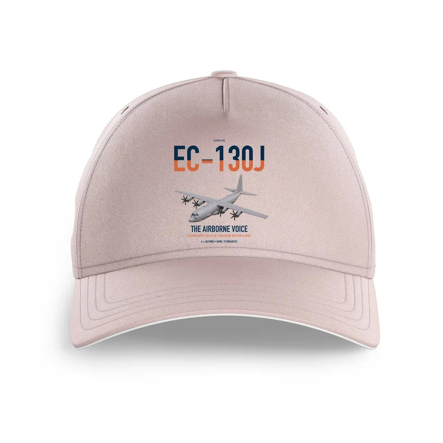EC-130J Commando Solo III design on pink printed hat