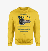 Thumbnail for PEARL 15 design on yellow sweatshirt