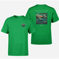Thumbnail for VINTAGE G4400 - The Firefly Field Night - Double-Side T-Shirt design on green double side t shirt