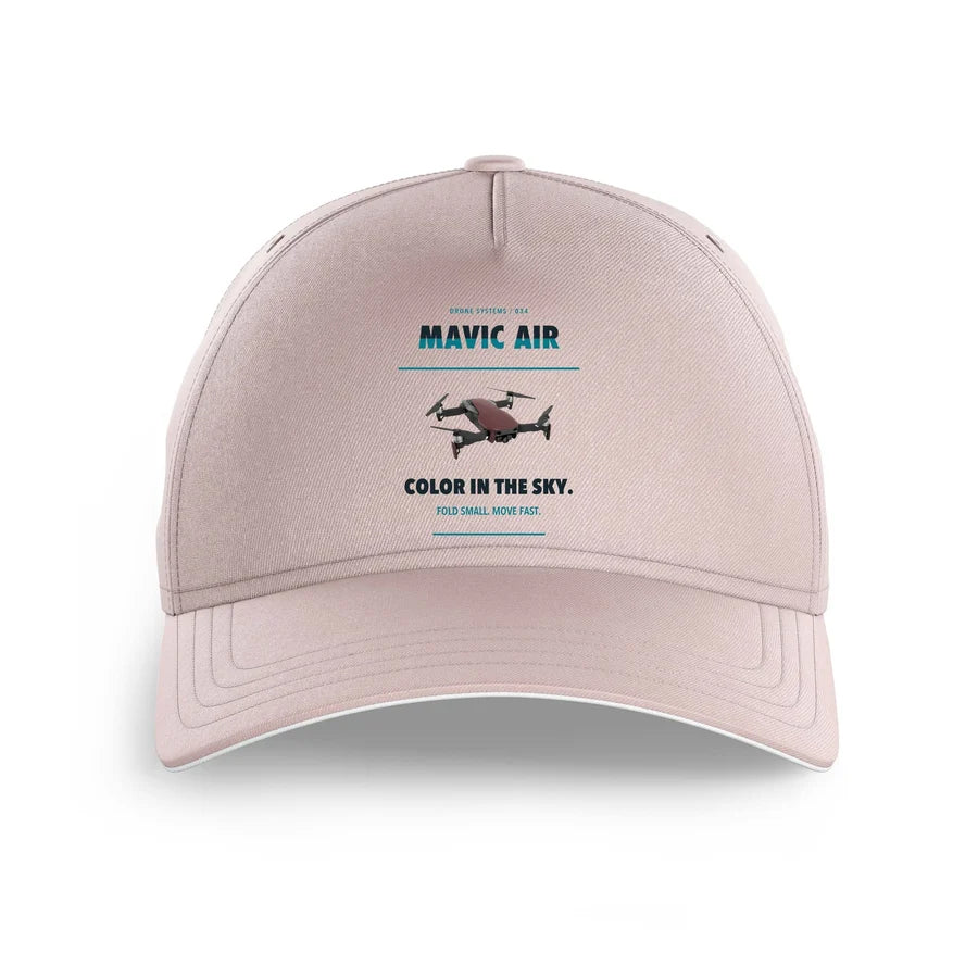 DJI Mavic Air design on pink printed hat