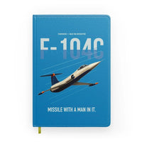 Thumbnail for F-104C Starfighter design on turquoise notebook