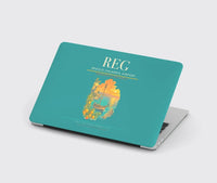 Thumbnail for Reggio Calabria Airport (REG) design on turquoise MacBook case