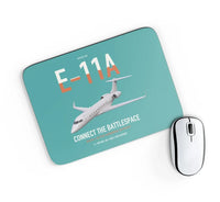 Thumbnail for E-11A BACN design on turquoise rectangle mouse pad