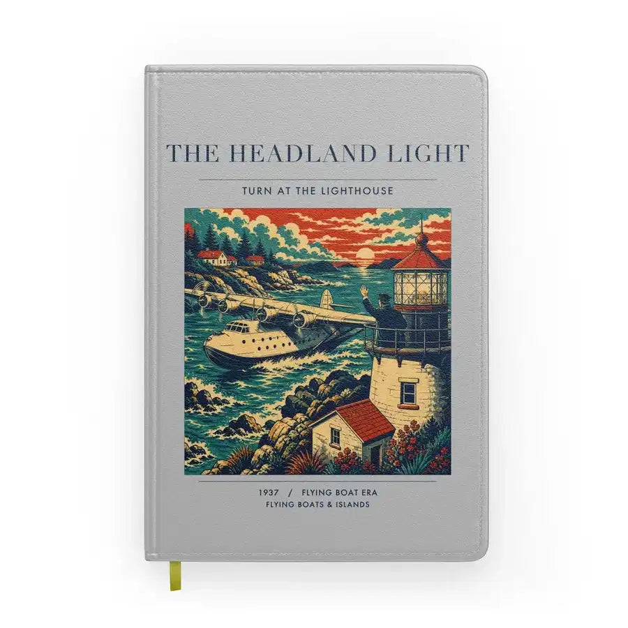 VINTAGE G4078 - The Headland Light - Designed Notebooks design on lightgray