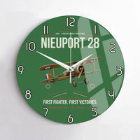 Thumbnail for Nieuport 28C.1 design on green no frame wall clock