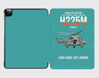 Thumbnail for Airbus Helicopters H225M Caracal design on turquoise ipad tablet case