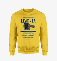 Thumbnail for CFM LEAP-1A design on yellow sweatshirt