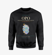Thumbnail for Porto Francisco Sa Carneiro Airport OPO Sweatshirt - Black