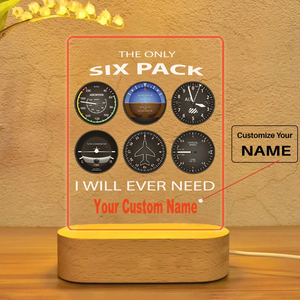 Customisable Only Six Pack I Will Lamp - view 9