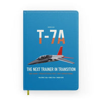 Thumbnail for T-7A Red Hawk design on turquoise notebook