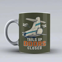 Thumbnail for 379 - Tails Up Doors Closed - Mug design on green army signal