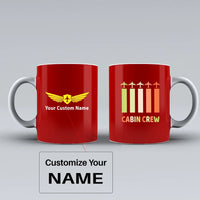 Thumbnail for Customisable Colourful Cabin Crew Mug - view 9