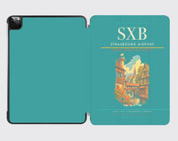 Thumbnail for Strasbourg Airport (SXB) design on turquoise ipad tablet case