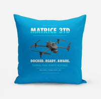 Thumbnail for DJI Matrice 3TD design on turquoise pillow