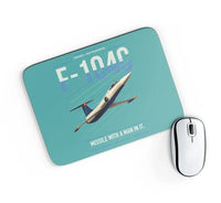 Thumbnail for F-104C Starfighter design on turquoise rectangle mouse pad